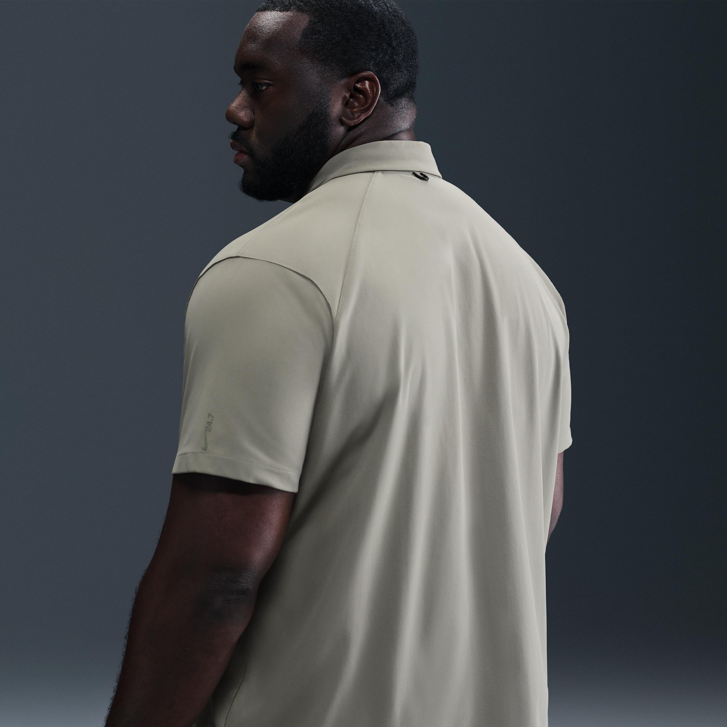 Nike Men's 24.7 PerfectStretch Dri-FIT Short-Sleeve Snap-Down Top Product Image
