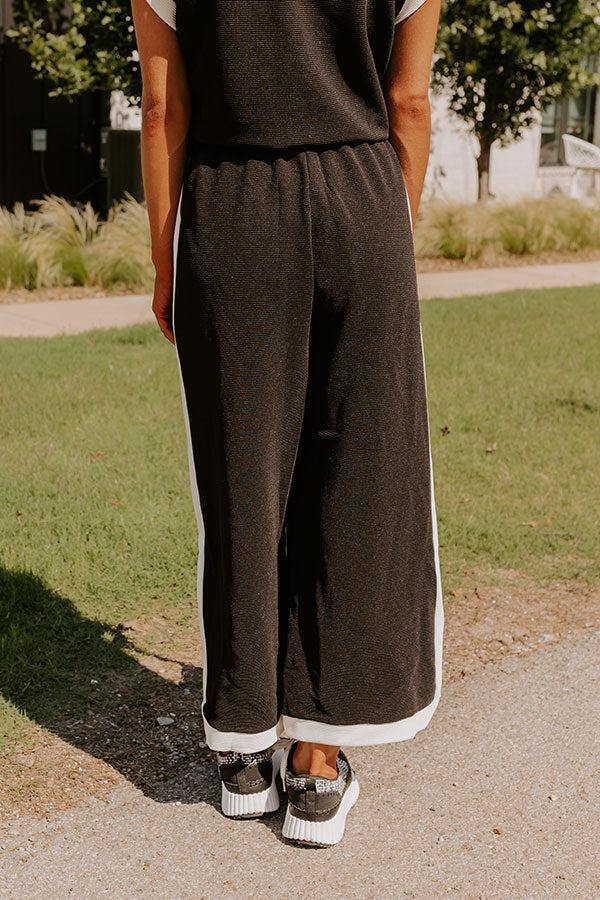 Modern Metropolis High Waist Wide Leg Pants in Black Product Image