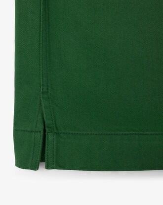 Oversized Denim Polo Shirt Product Image