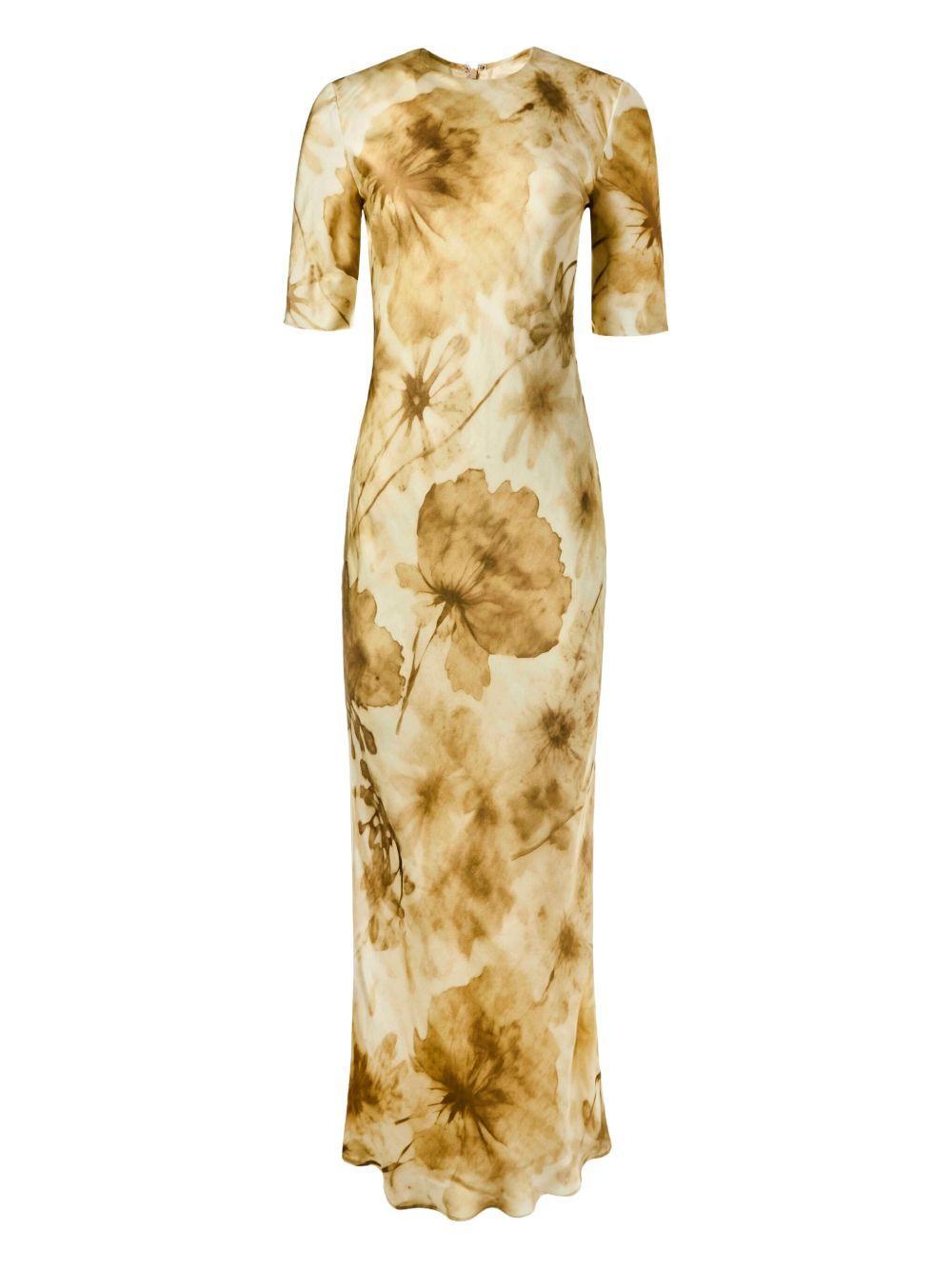 Anna floral-print midi dress Product Image