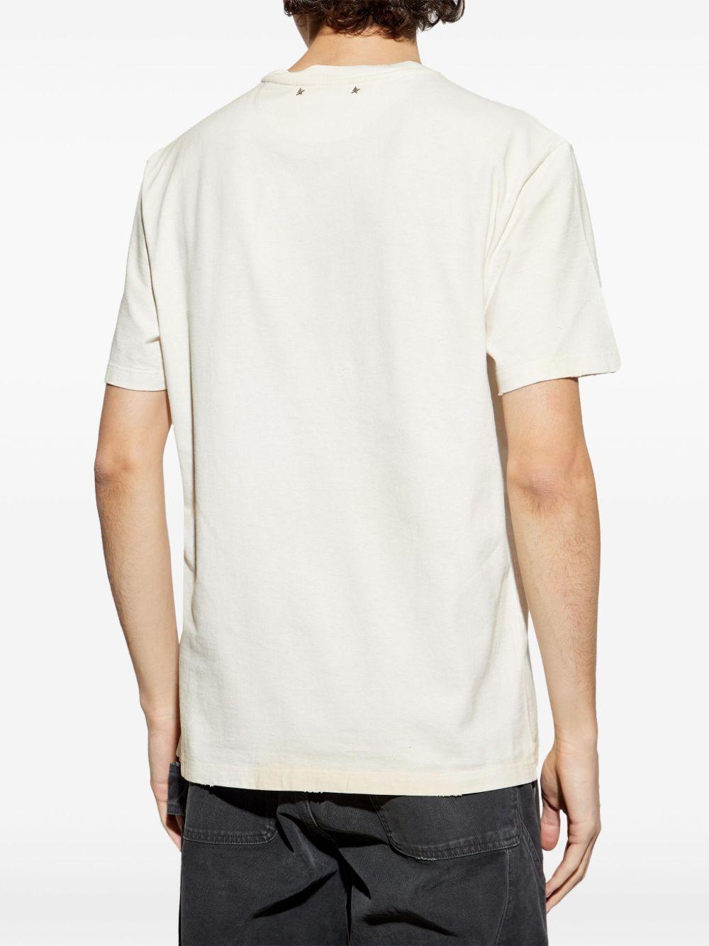 slogan-print T-shirt Product Image