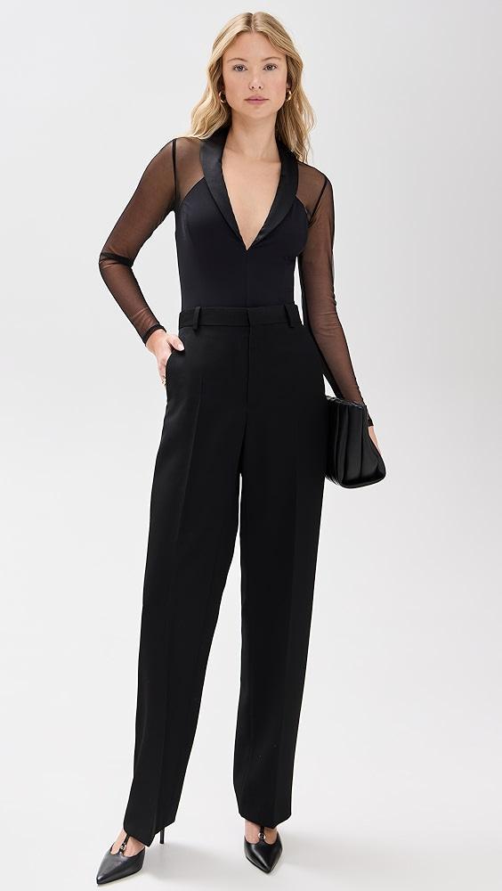 Black Suede Studio Coeur Heels | Shopbop Product Image