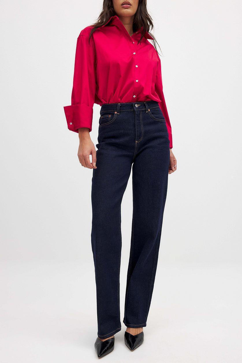 Straight High Waist Jeans Product Image