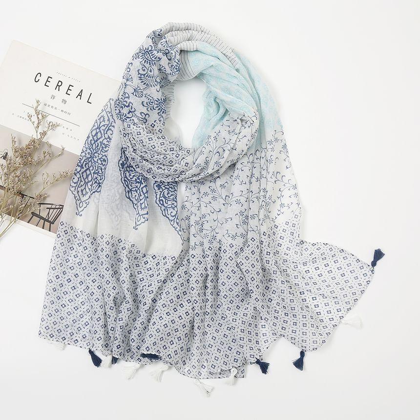 Tassel Patterned Scarf (Various Designs) Product Image