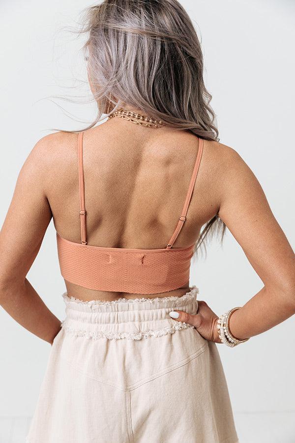Sophisticated Chic Bralette In Nectarine Product Image