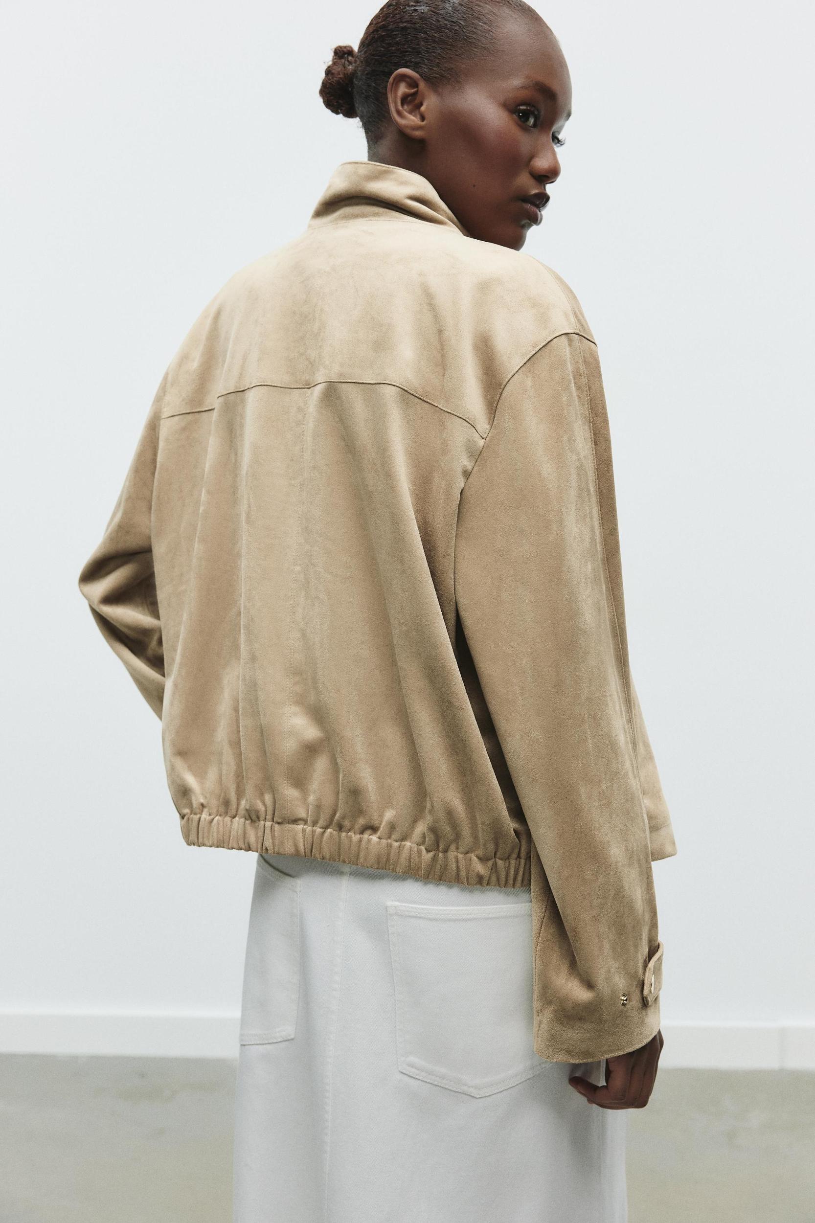 FAUX SUEDE JACKET Product Image