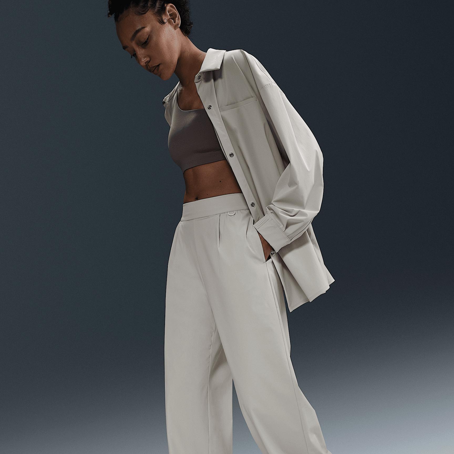 Nike Women's 24.7 PerfectStretch Dri-FIT High-Waisted Loose Wide-Leg Pants Product Image