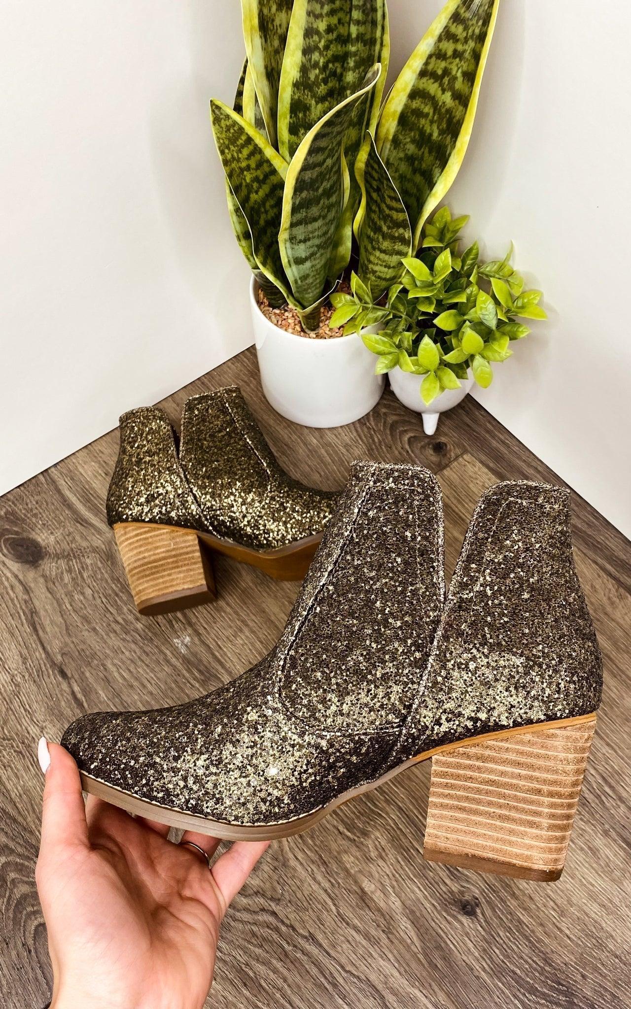 Not Rated Tarim Bronze Booties Product Image