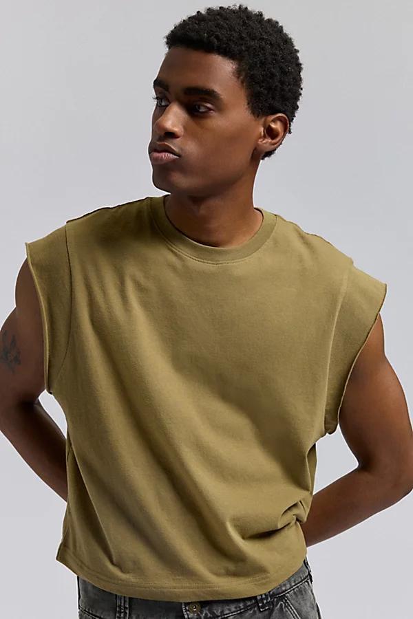BDG Grayson Solid Cutoff Muscle Tee Mens at Urban Outfitters Product Image