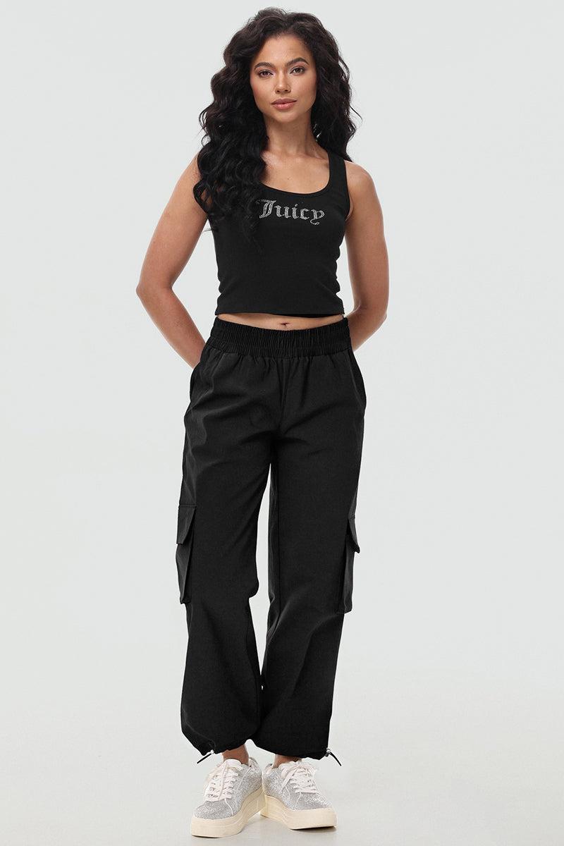 Big Bling Woven Cargo Pants Product Image