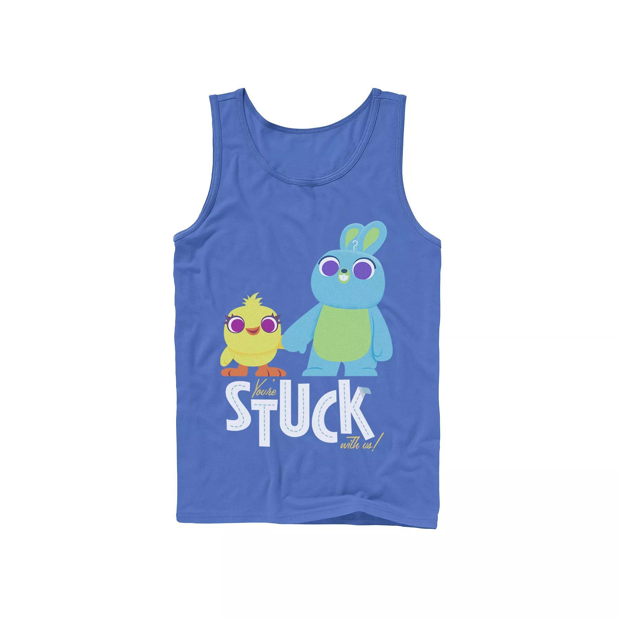 Mens Disney / Pixar Toy Story 4 Ducky & Bunny Stuck With Us Tank Top Product Image