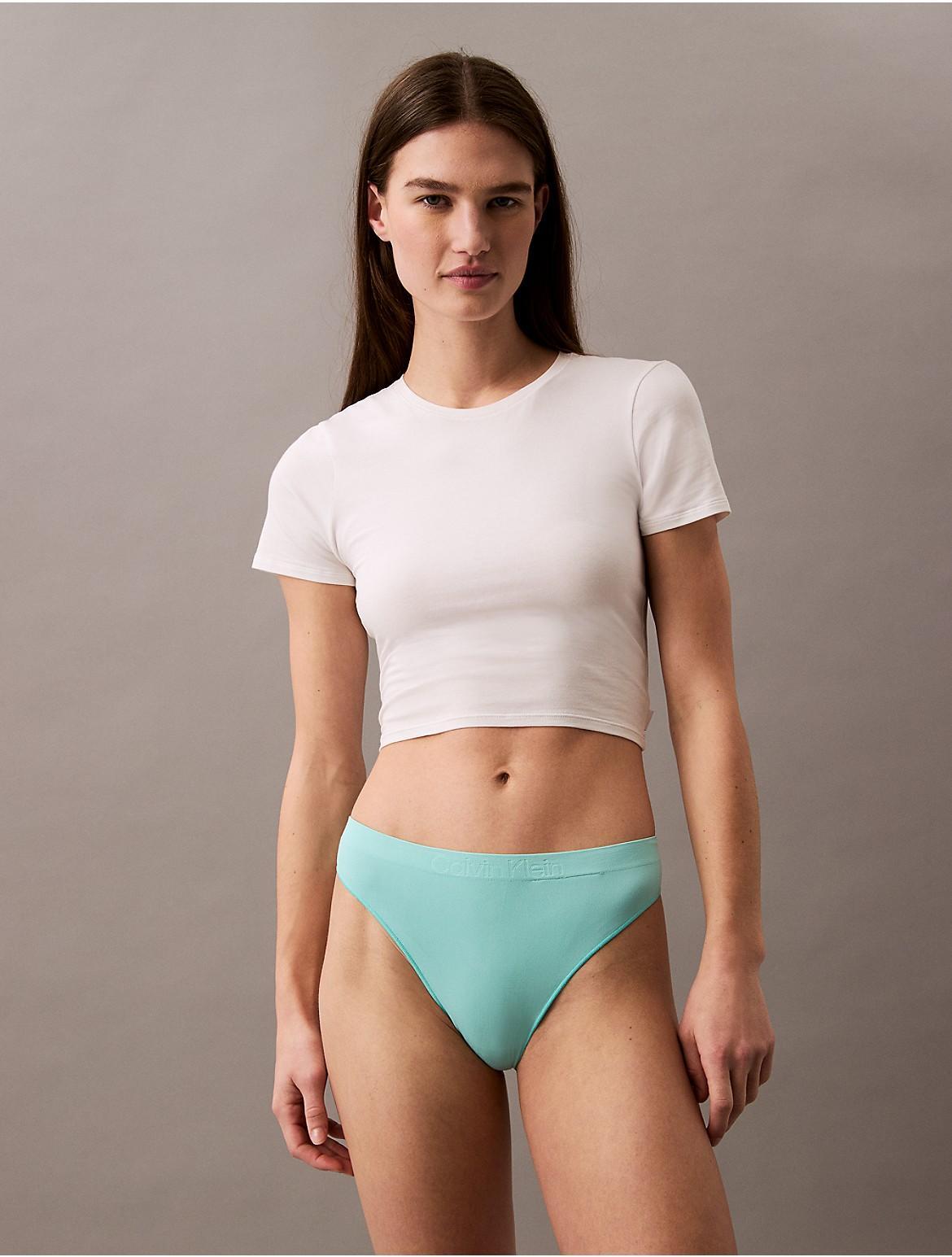 Calvin Klein Women's Bonded Flex Thong - Yellow - XL Product Image