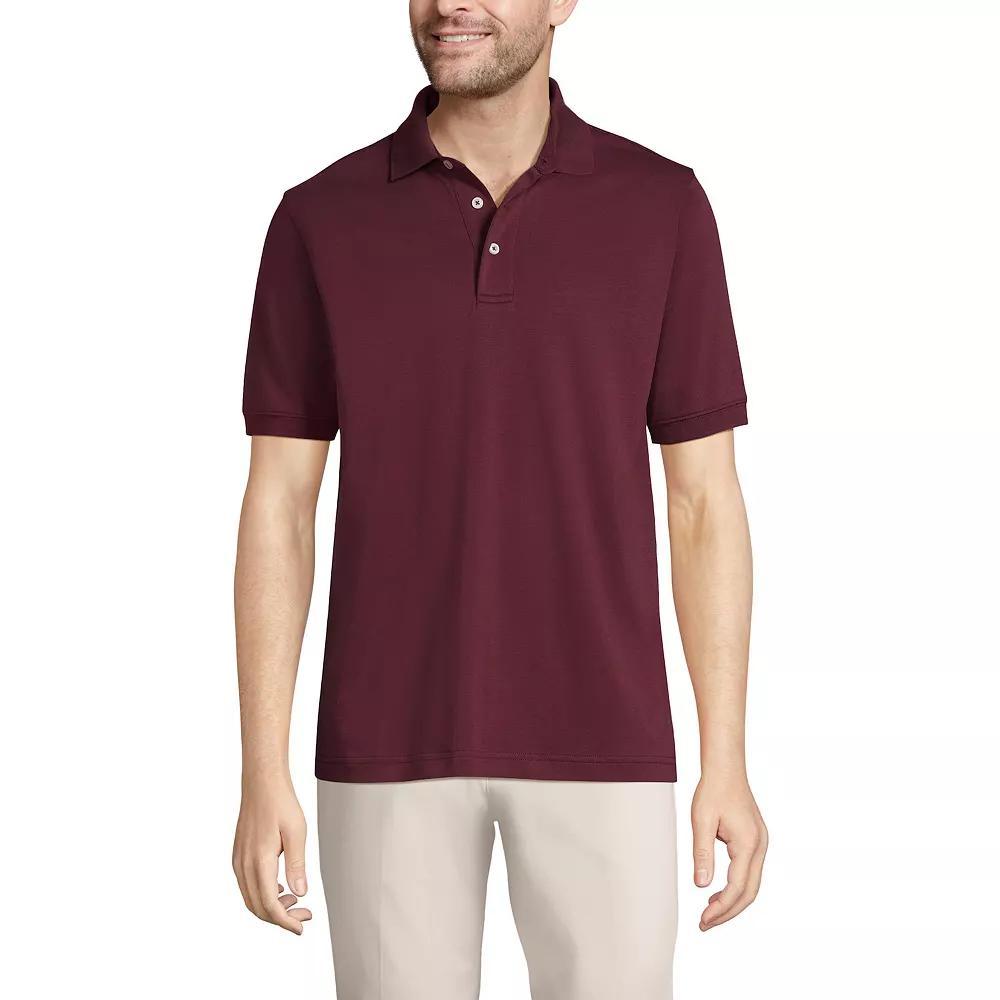 Big & Tall Lands' End Super Soft Supima Polo, Men's, Size: XXL Tall, Pale Grey Blue Product Image