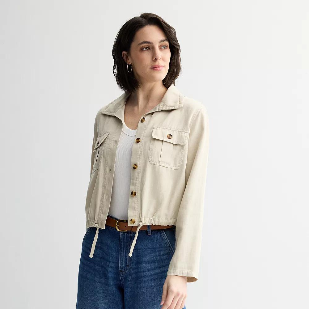 Women's Sonoma Goods For Life® Summer Jacket, Size: XS, Earthmover Product Image