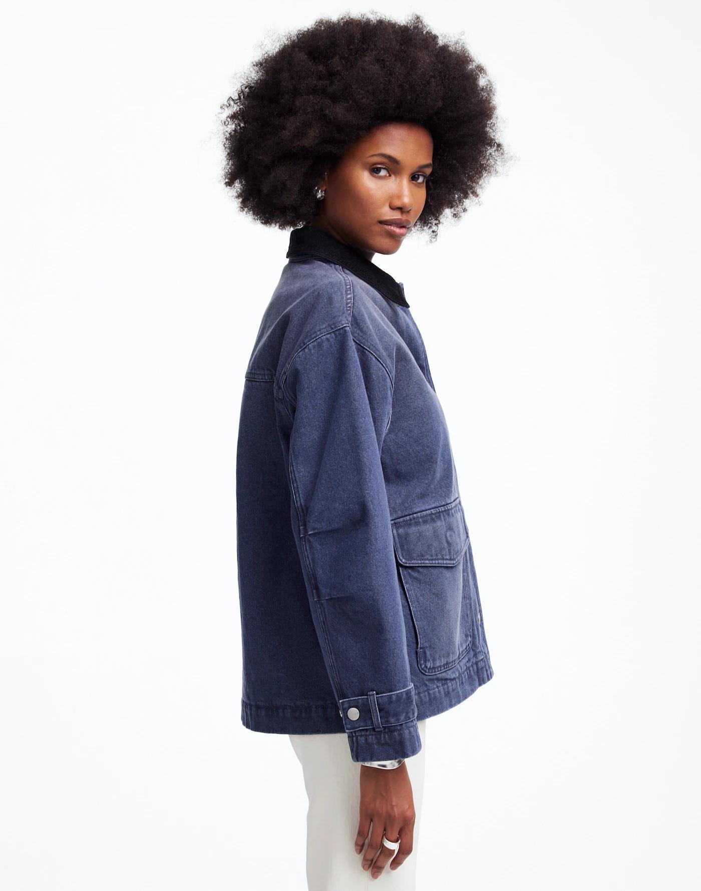 Denim Chore Jacket in Hodgeman Wash Product Image