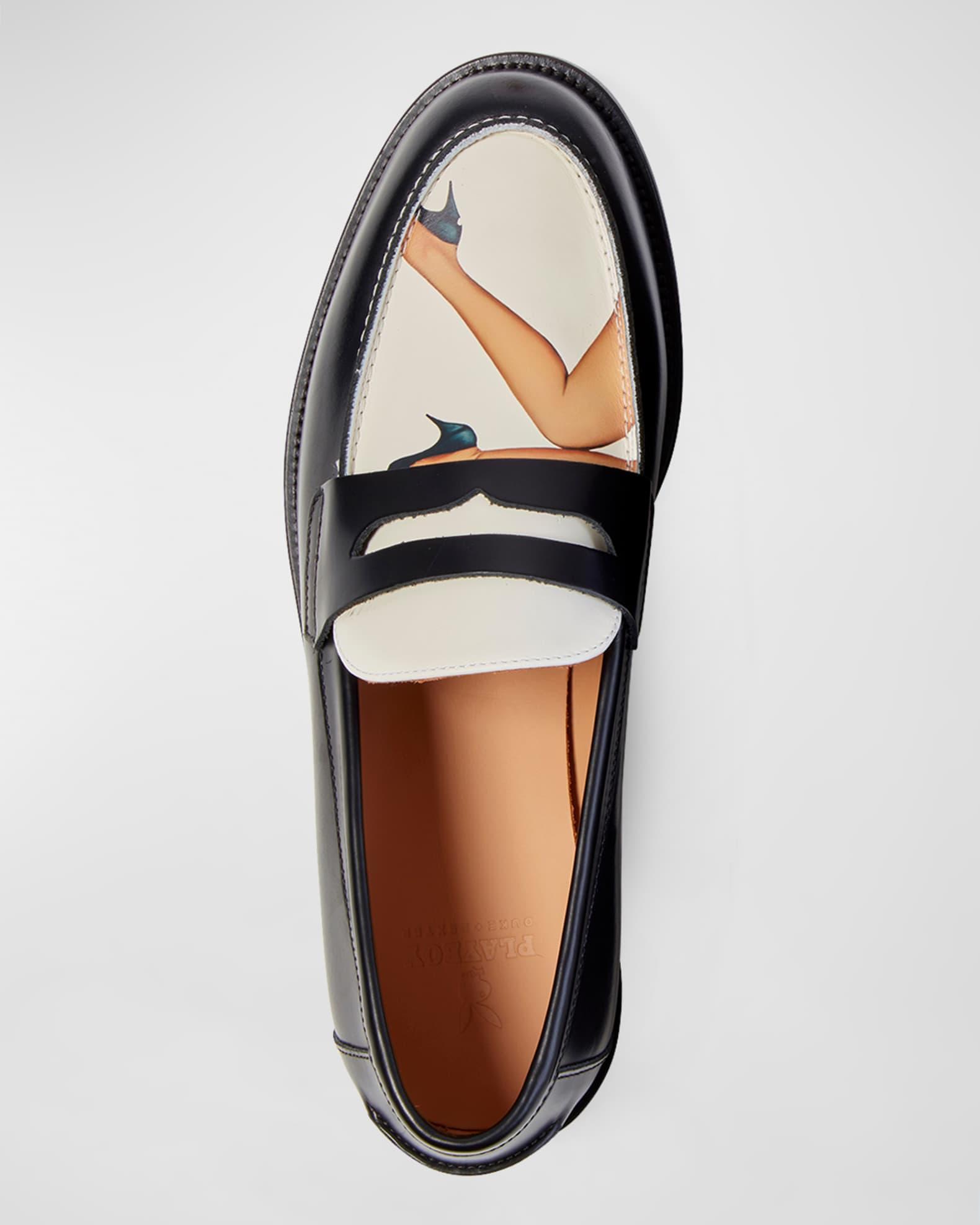 x Playboy Men's Wilde Sketch Penny Loafers Product Image