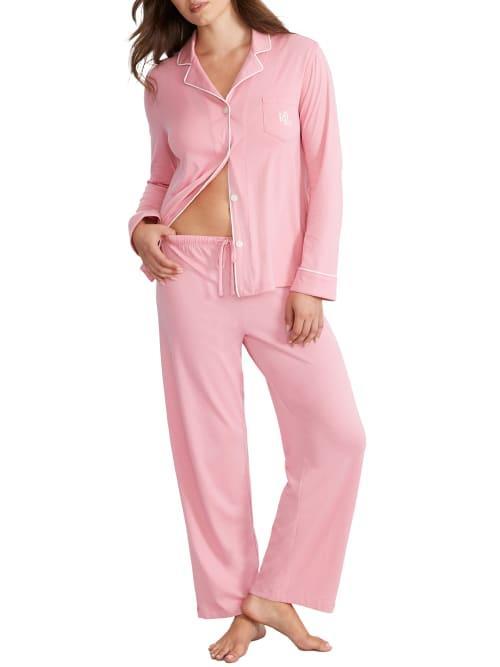Lauren Ralph Lauren Hammond Knits Pajama Set (Heather Grey) Women's Pajama Sets Product Image