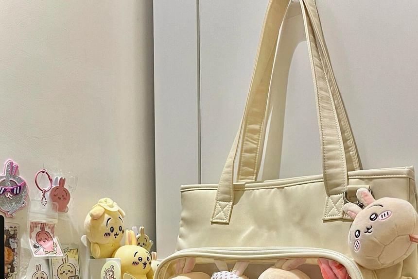 Plain PVC Panel Tote Bag Product Image