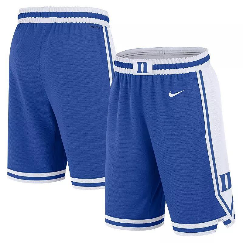 Men's Nike Royal Duke Blue Devils Road Replica Performance Shorts, Size: Large Product Image