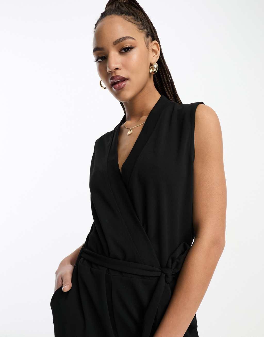 JDY tailored jumpsuit in black Product Image