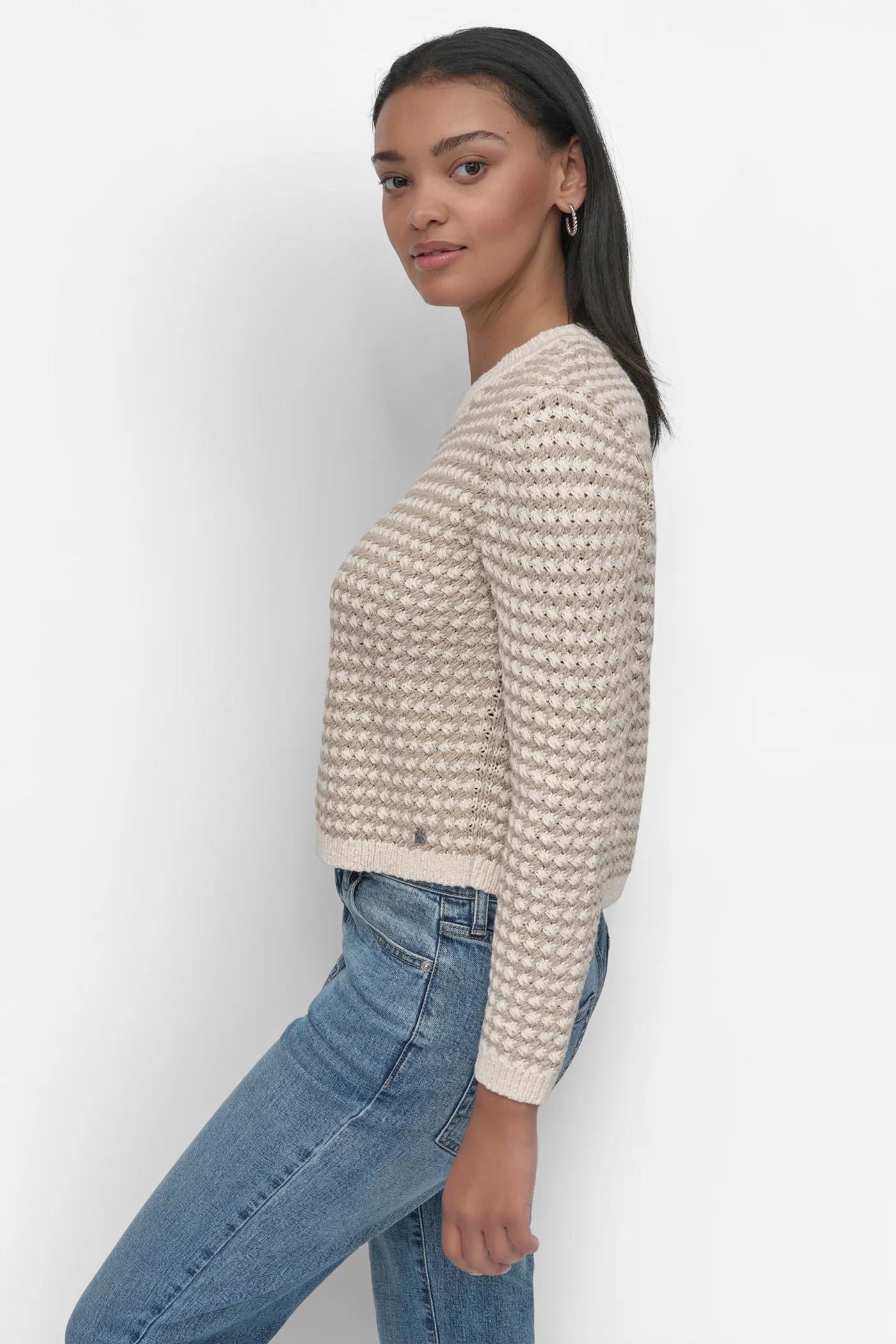 CREW NECK CHUNKY STITCH TOP Product Image