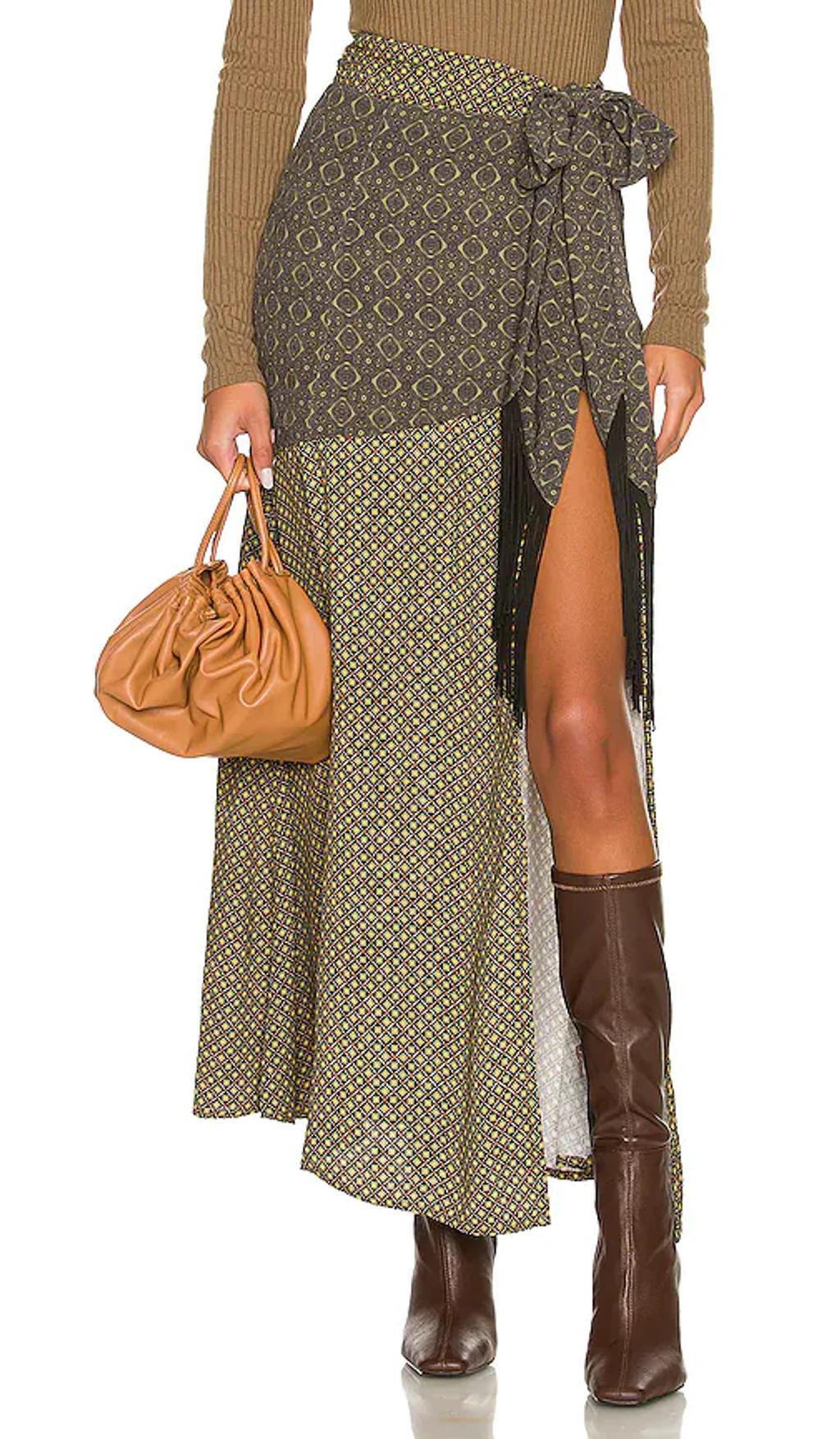 HOUSE OF HARLOW 1960 X Revolve Giorgia Skirt In Geo Multi Product Image
