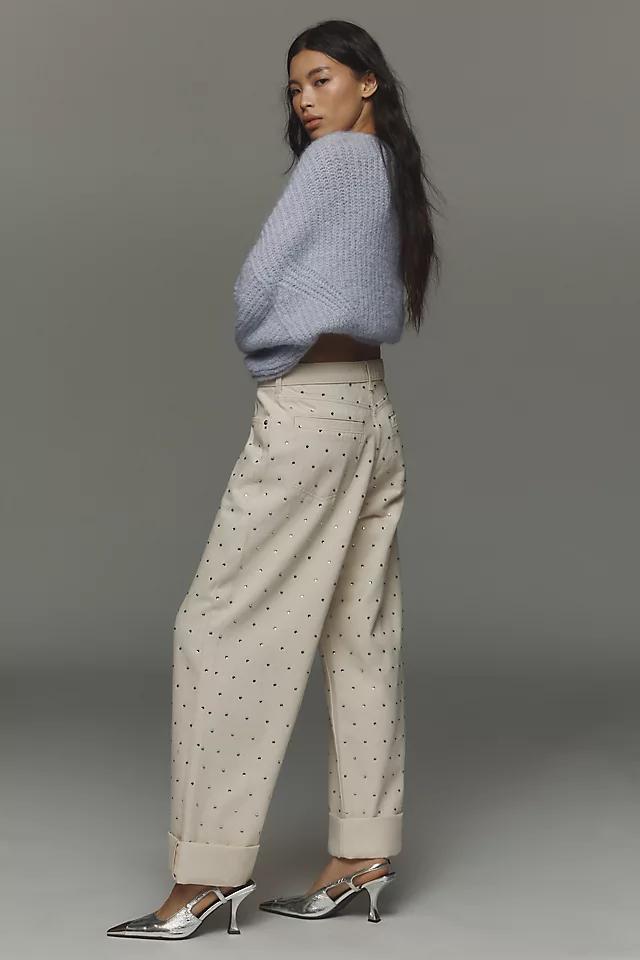 Pilcro Sparkle Relaxed Cuff Jeans Product Image