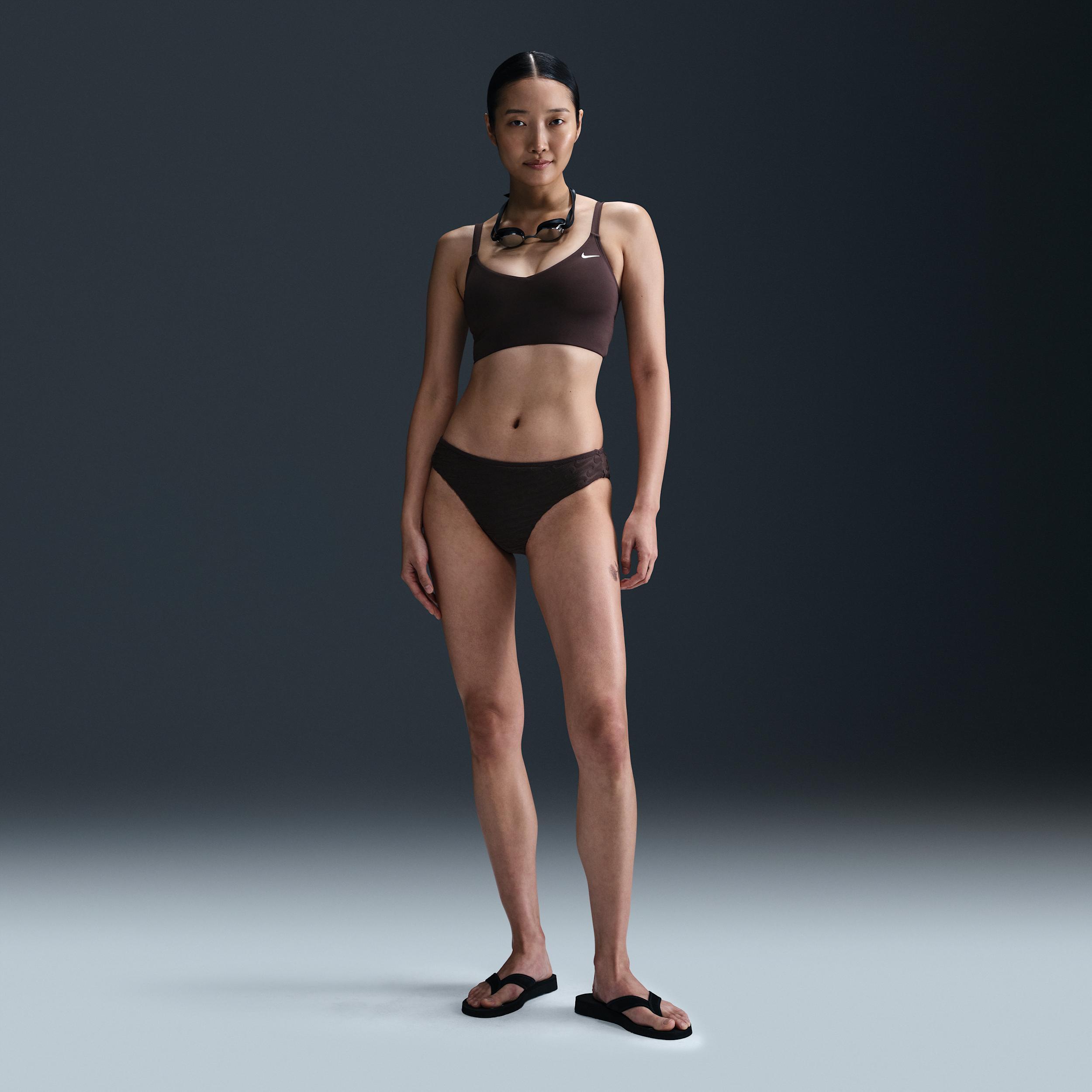 Nike Women's Swim Essential V-Neck Midkini Product Image