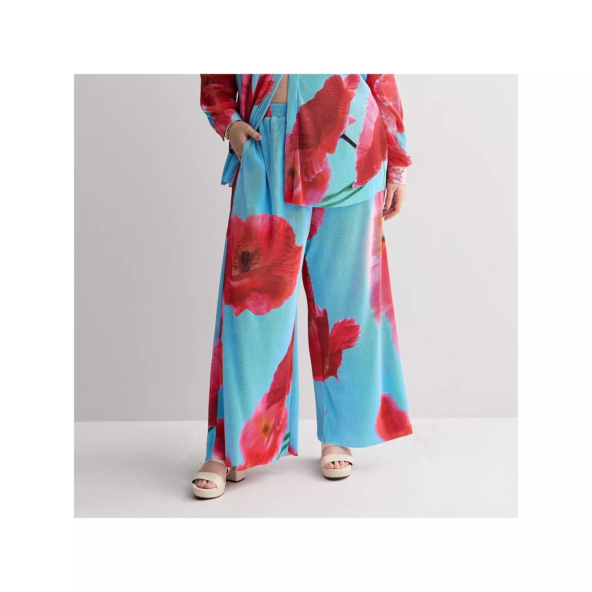Plus Size INTEMPO™ Plisse Pants, Women's, Size: 3XL, Poppy Product Image