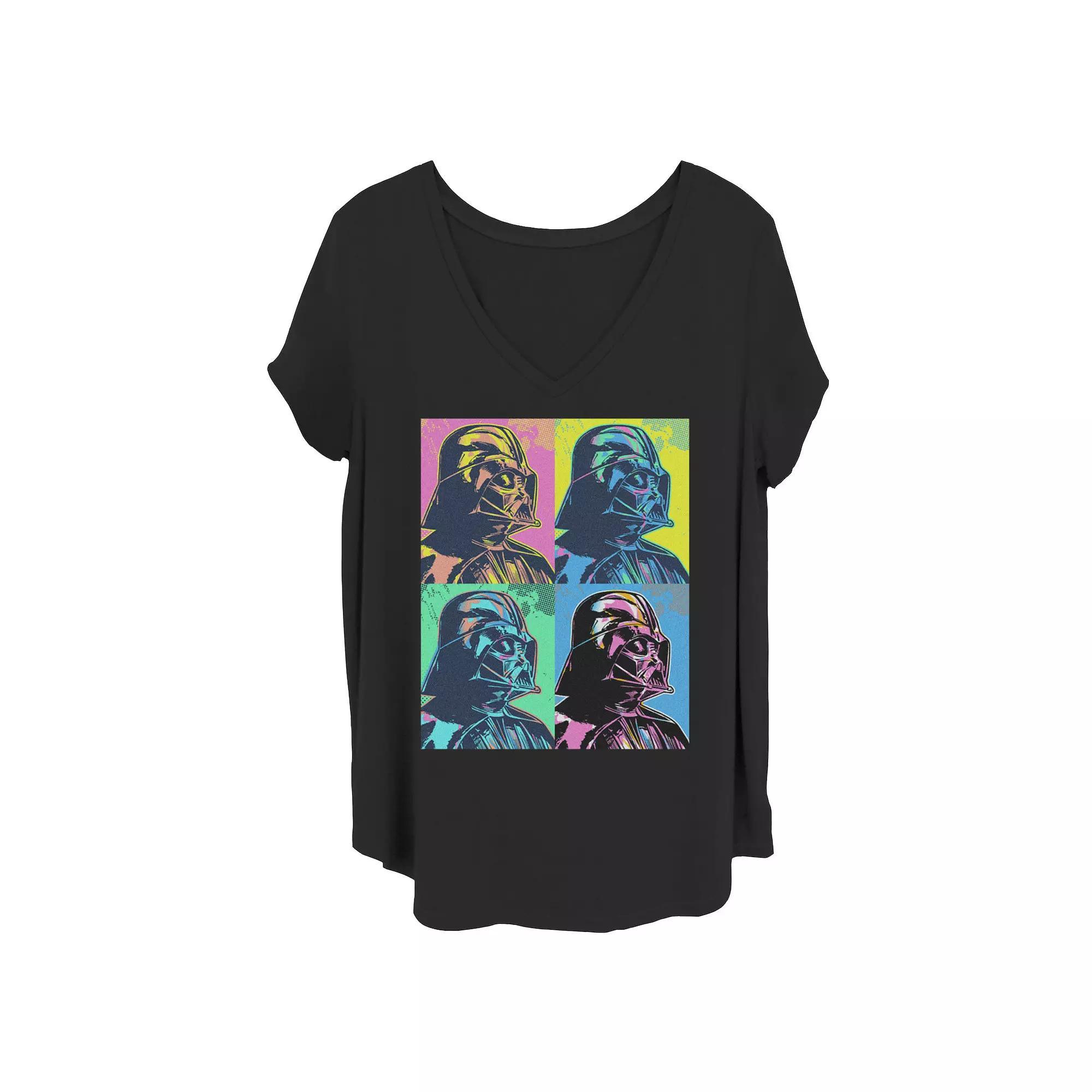 Juniors' Plus Size Star Wars Vader Pop Tee, Girl's, Size: 2XL, Black Product Image