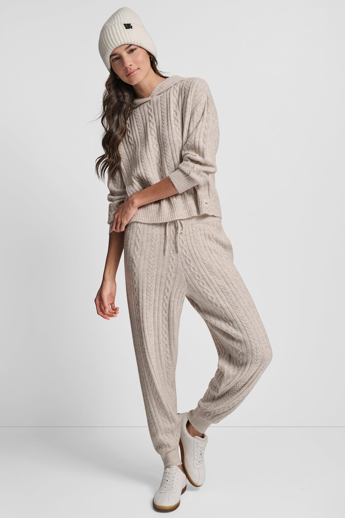 COZY CABLE SWEATER JOGGER Product Image