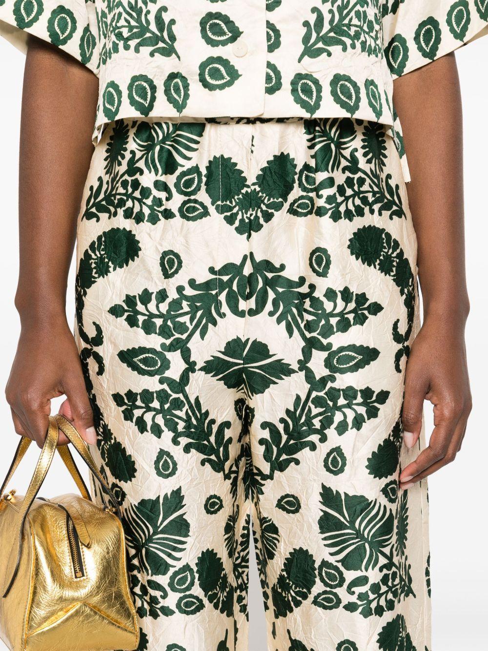 floral-print trousers Product Image