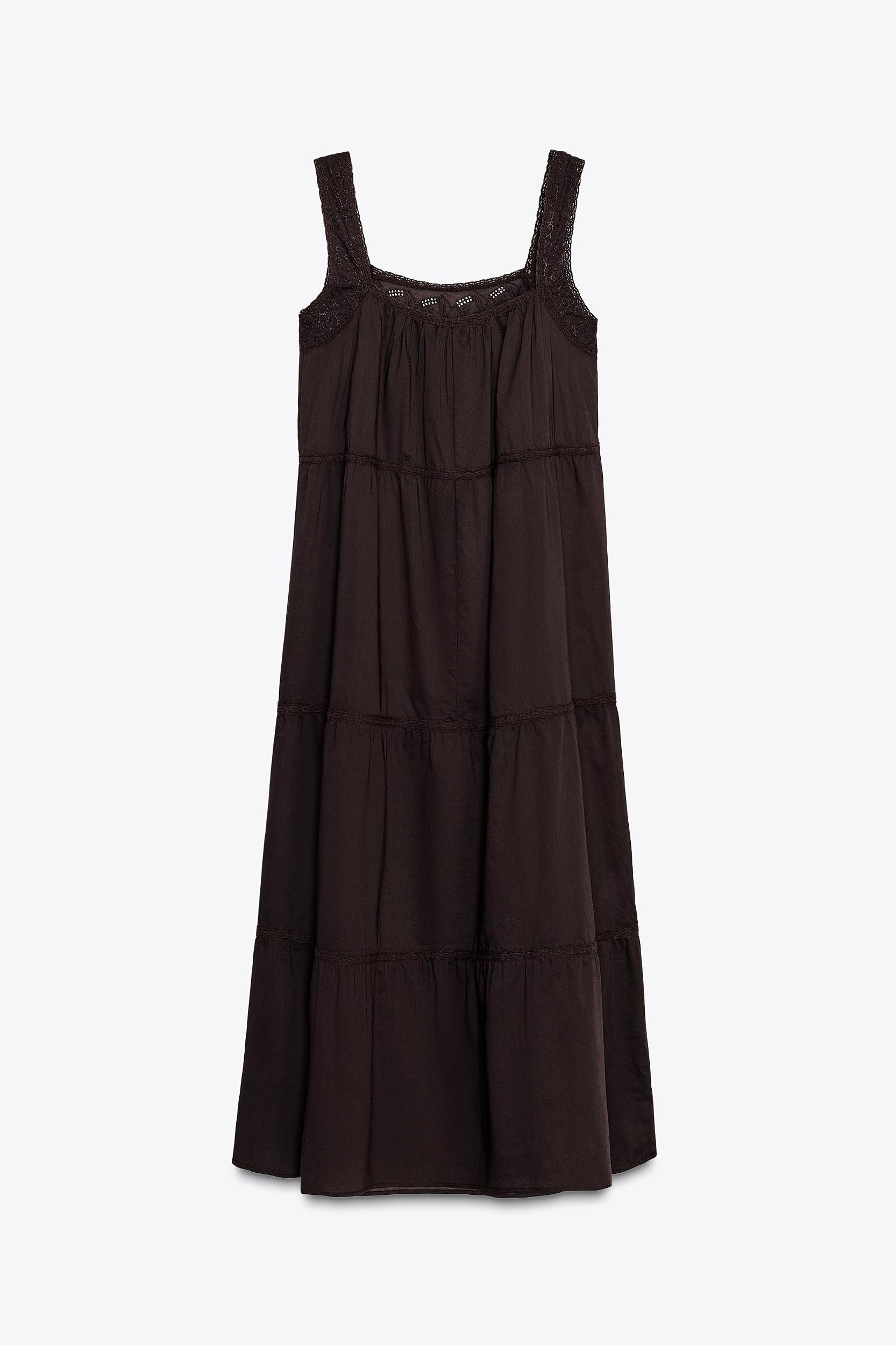 LACE EMBROIDERY DRESS Product Image