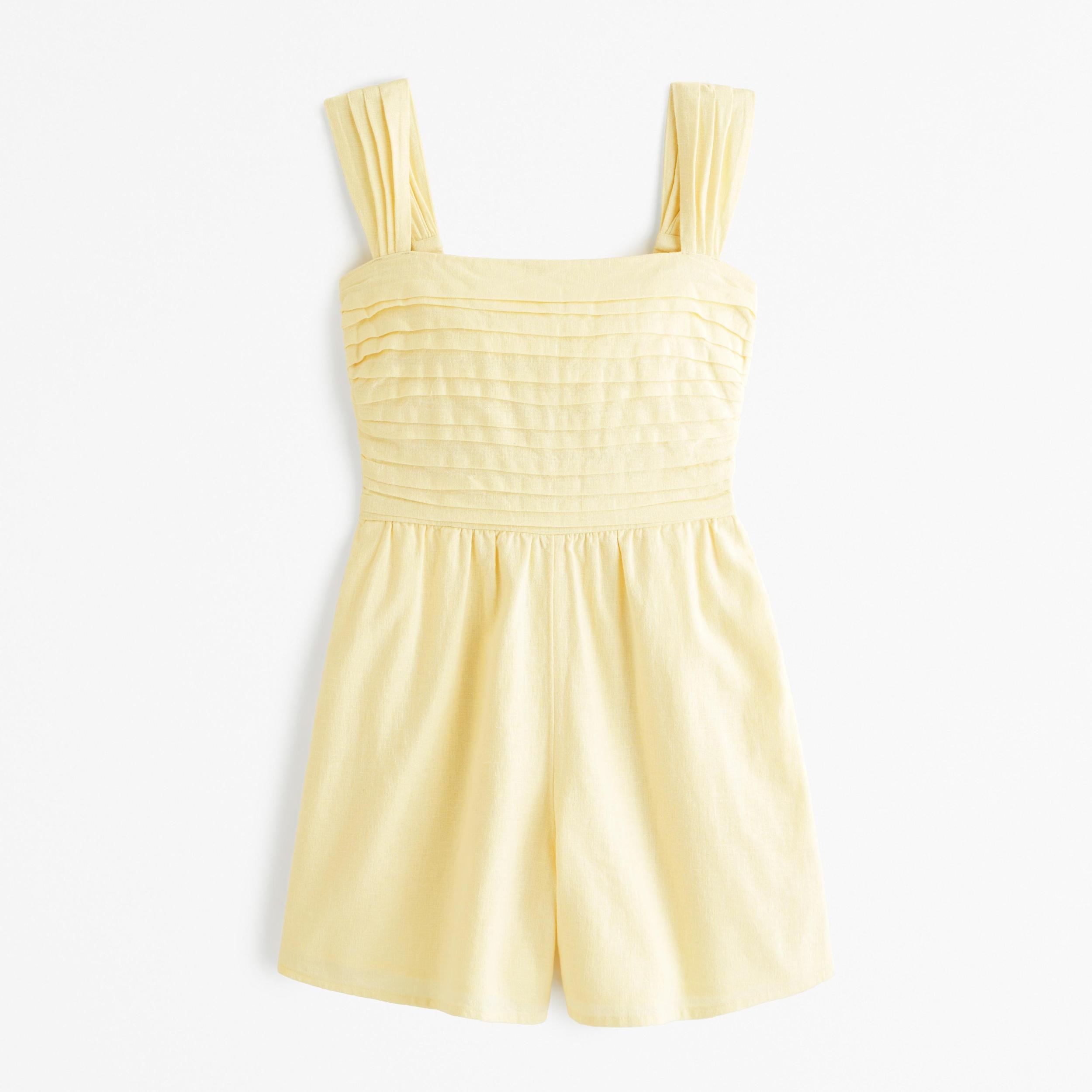The A&F Emerson Off-The-Shoulder Romper Product Image