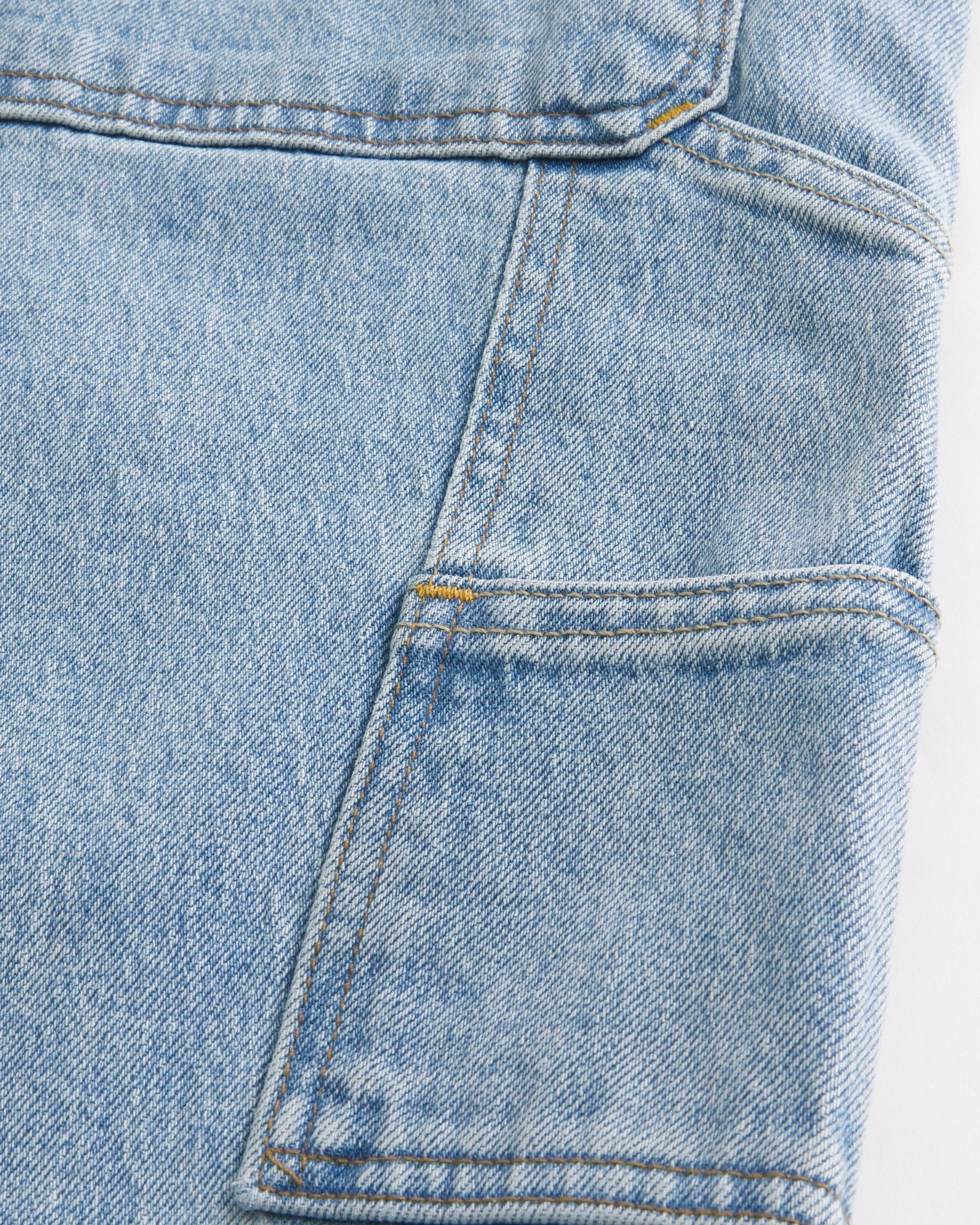 Light Wash Baggy Painter Jeans Product Image