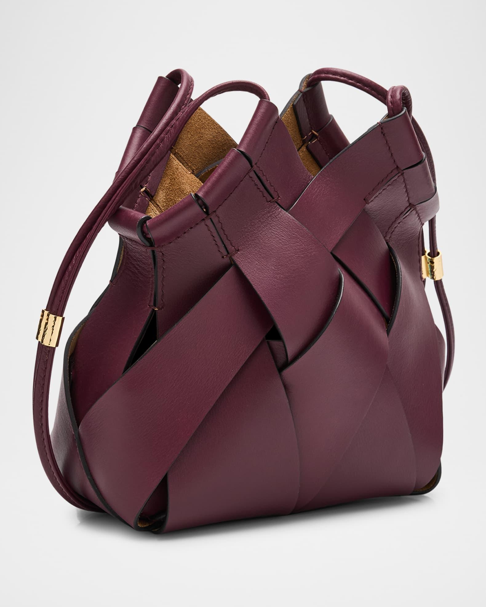 Charlotte Woven Leather Crossbody Bag Product Image