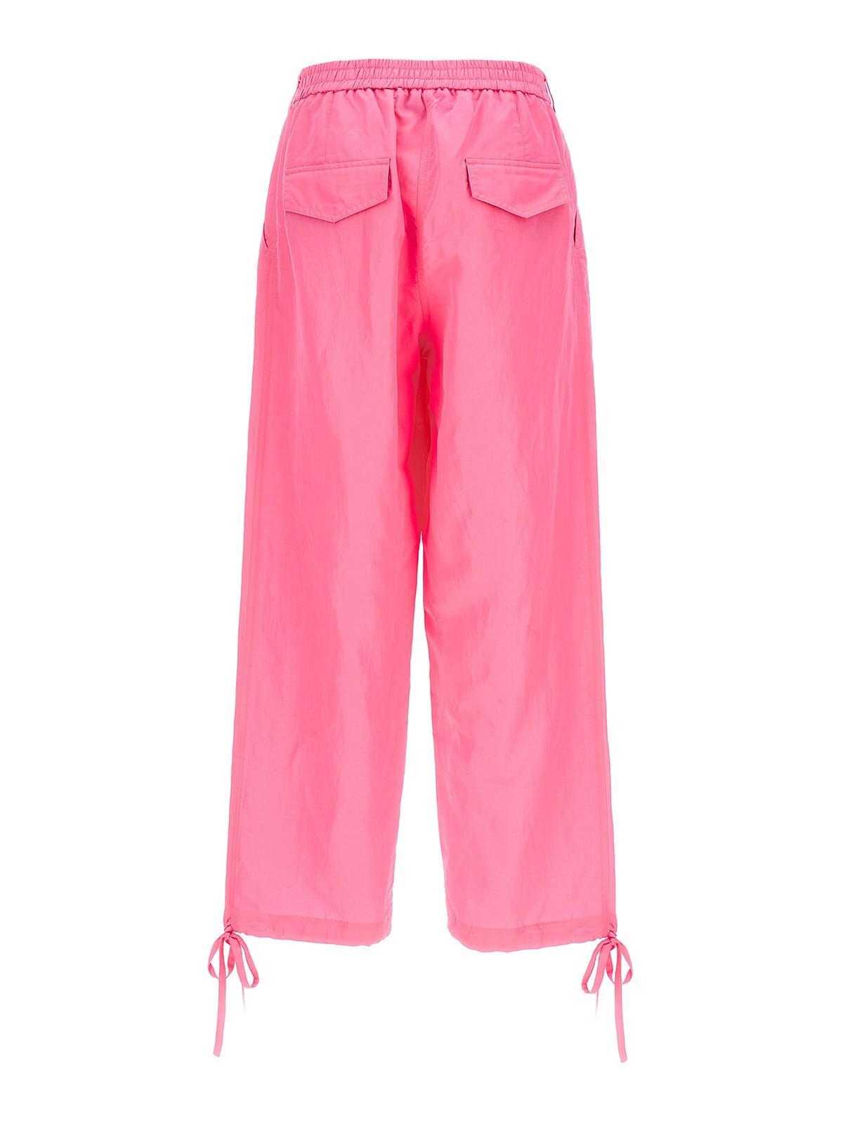 MSGM Carrot Pants In Pink Product Image