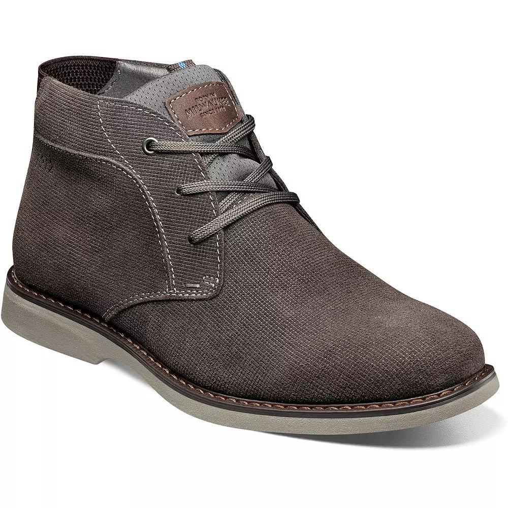 Nunn Bush® Otto Men's Leather Plain Toe Chukka Boots, Size: 12, Brown Ch Product Image