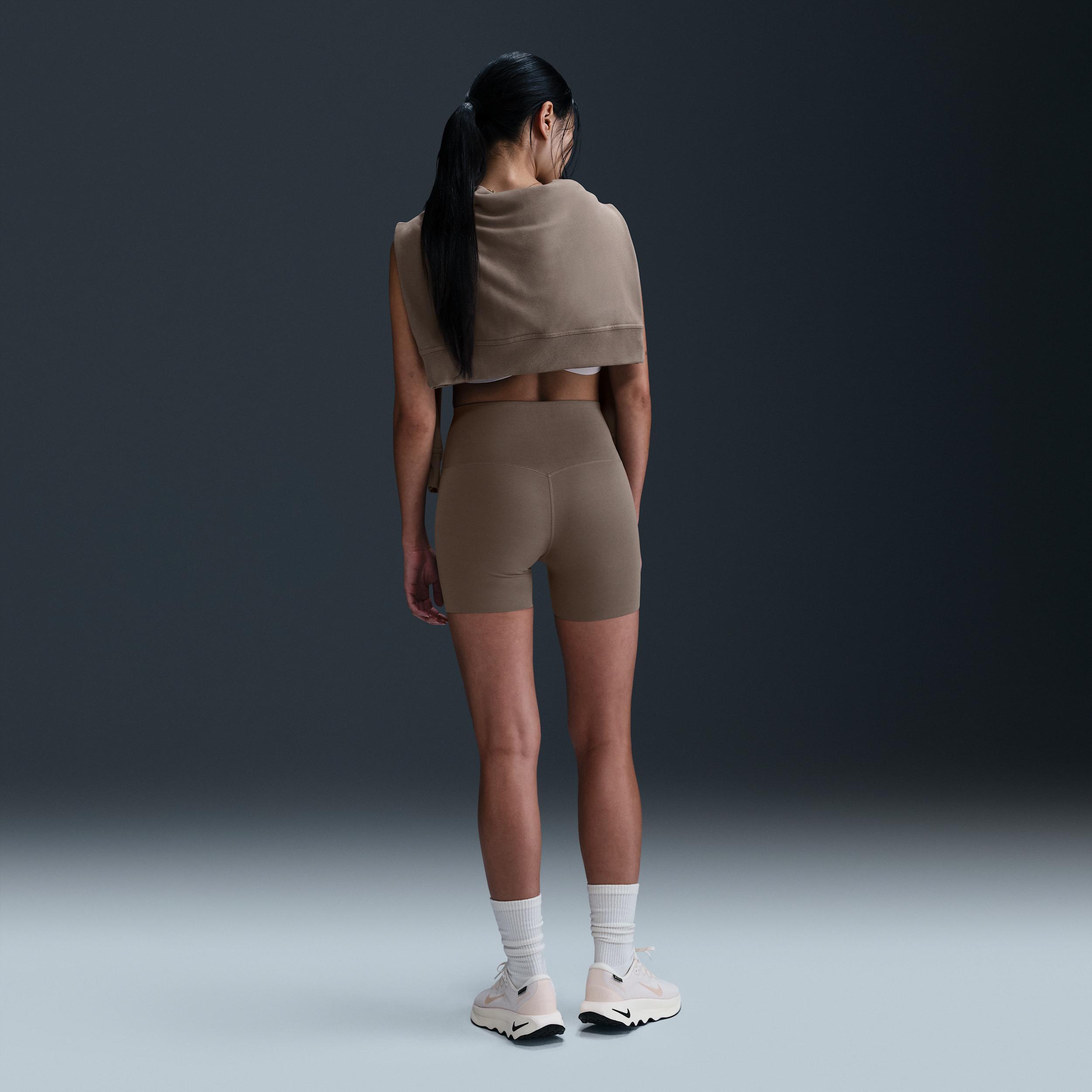 Nike Women's Zenvy Gentle-Support High-Waisted 5" Biker Shorts Product Image