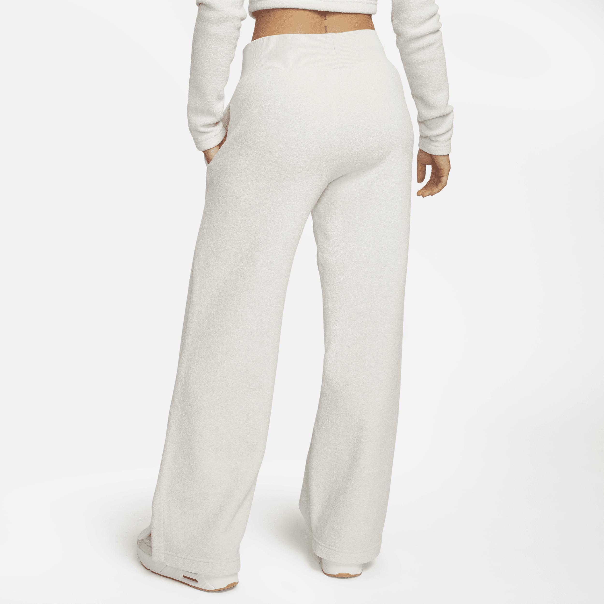 Womens Nike Sportswear Phoenix Plush High-Waisted Wide-Leg Cozy Fleece Pants Product Image