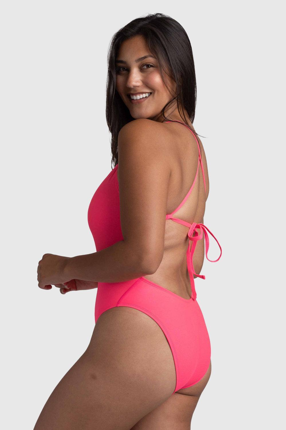 Jackson One Piece Swimsuit - Hot Pink Female Product Image
