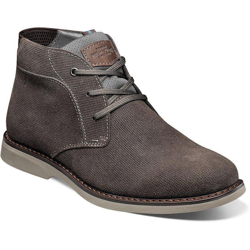 Nunn Bush® Otto Men's Leather Plain Toe Chukka Boots, Size: 12, Brown Ch Product Image