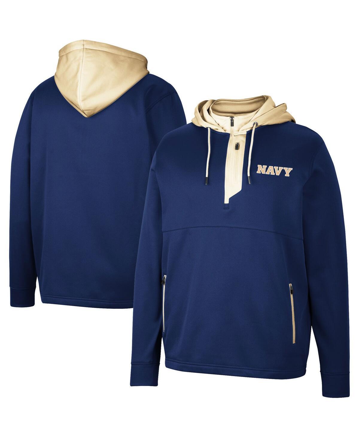 Men's Colosseum Black Purdue Boilermakers Luge 3.0 Quarter-Zip Hoodie, Size: Medium Product Image