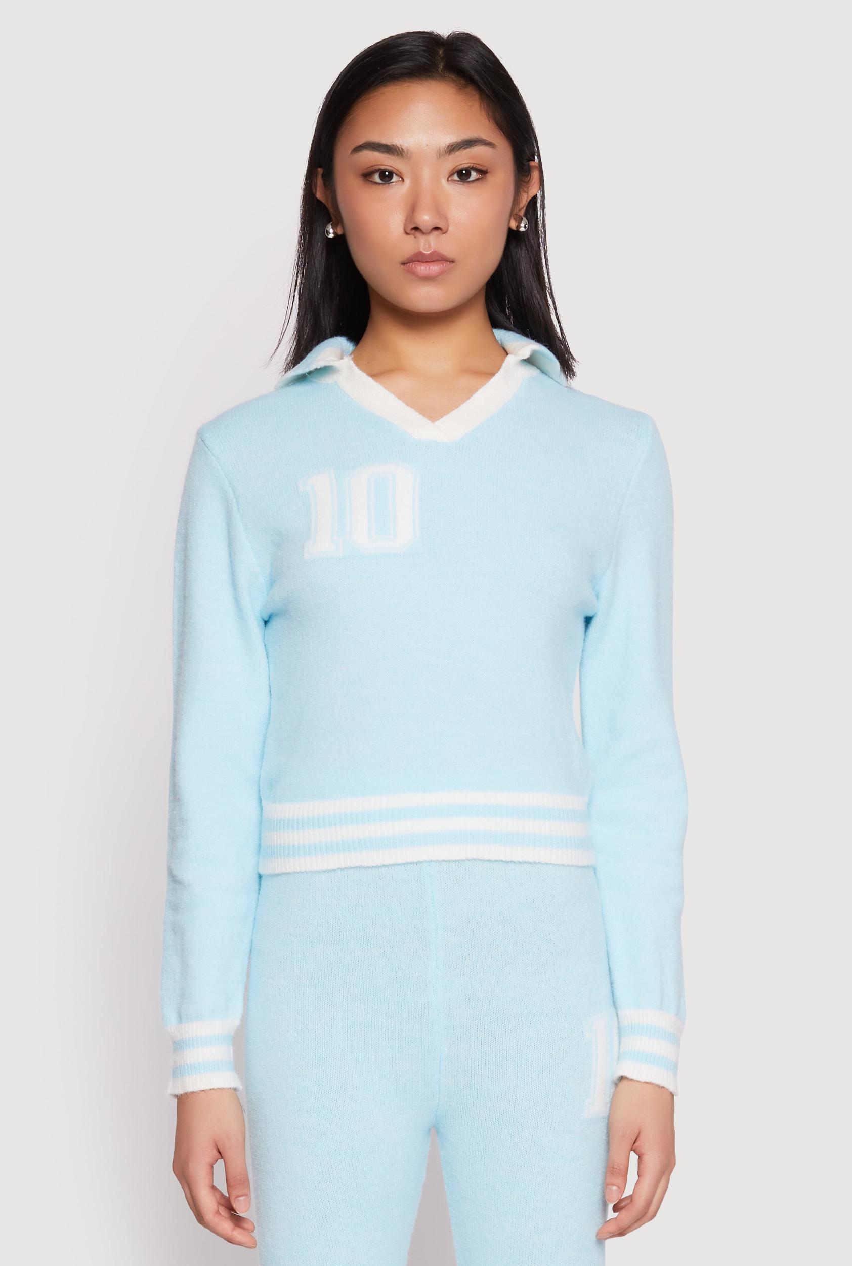 Womens Daisy Johnny Collar 10 Graphic Sweater Product Image