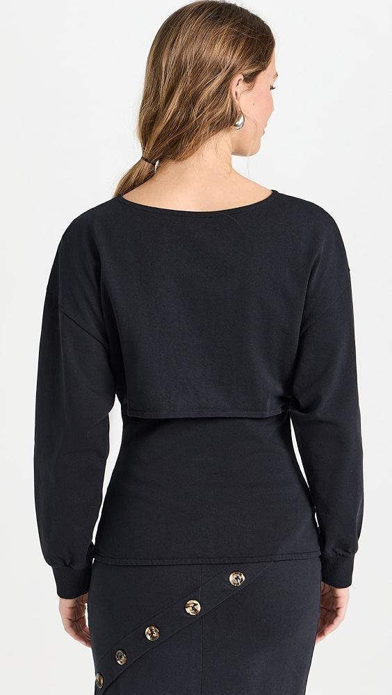 A.W.A.K.E. MODE Jersey Sweatshirt | Shopbop Product Image