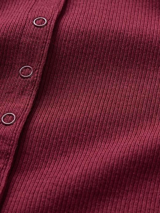 Modern Rib Henley T-Shirt Product Image