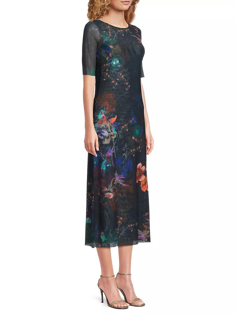 Astrid Mesh Midi-Dress Product Image
