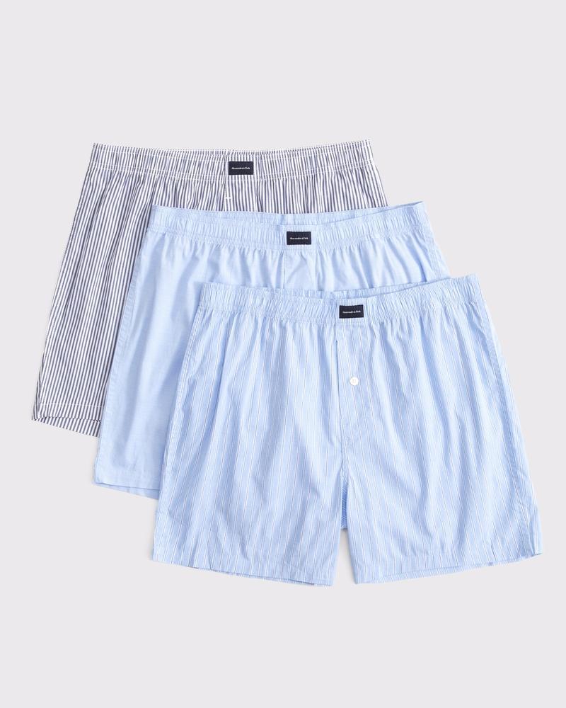 3-Pack Woven Logo Boxers Product Image