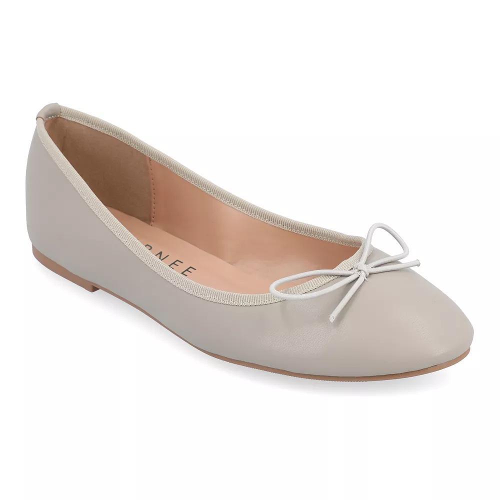 Journee Collection Vika Women's Ballet Flats, Size: 8.5 Wide, Gray Product Image