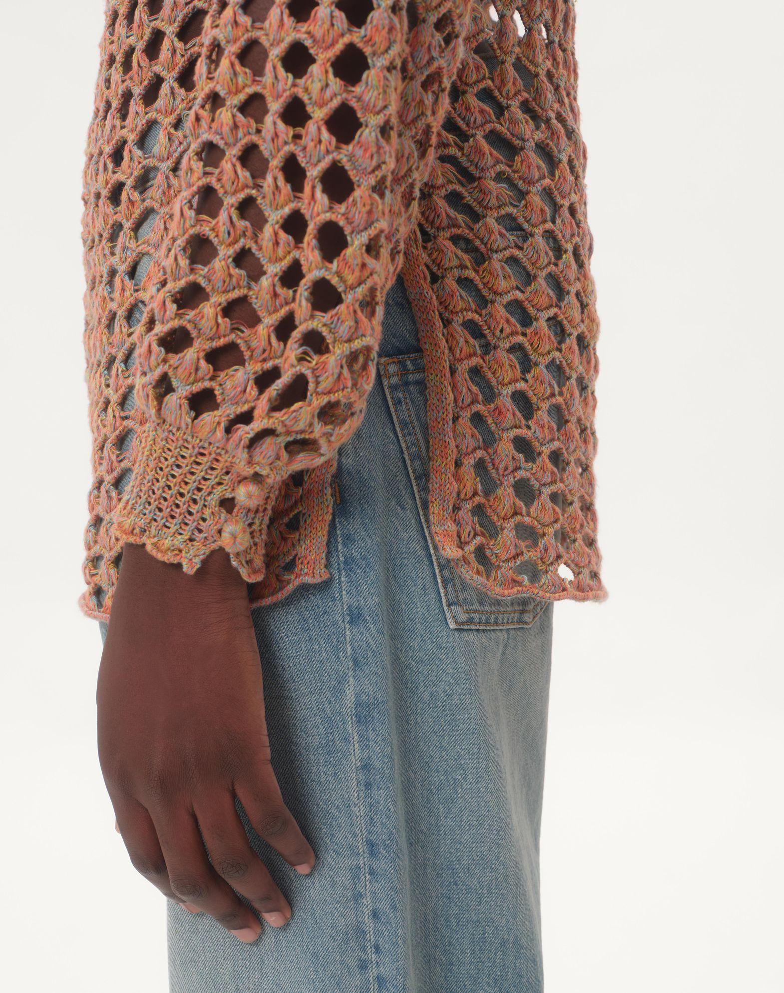 Cotton And Mouline Linen Sweater Product Image